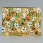 Коробка складная «Новогодняя ботаника», 21 × 15 × 5 см - фото 7049973