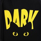 Рюкзак-торба Dark cat, 45х20х25, отдел на стяжке шнурком, жёлтый/чёрный - Фото 4