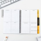 Планер с разделителями «Проект», мягкая обложка, формат А5, 50 листов - Фото 5