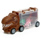 Игровой набор DINO, в комплекте 2 грузовика и динозавры - фото 7100860