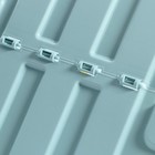 Ящик для хранения игрушек на колесах «Горы», с декором, 68.5×39.5×38.5 см, светло - голубой - Фото 5