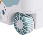 Ящик для игрушек на колесах «Путешествие», с декором, 685 × 395 × 385 мм, цвет светло-голубой - фото 3904395