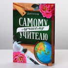 Диплом «Лучший Учитель», А6, 16×11.3 см - Фото 2