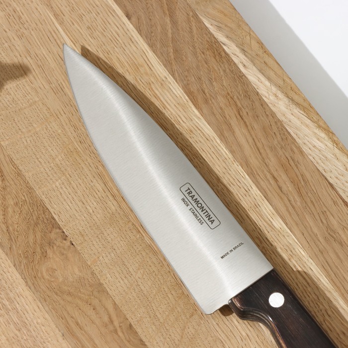 Нож кухонный поварской Tramontina Polywood, лезвие 15 см - фото 1909255165