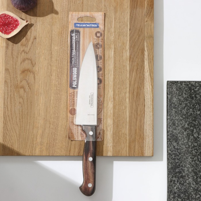 Нож кухонный поварской Tramontina Polywood, лезвие 15 см