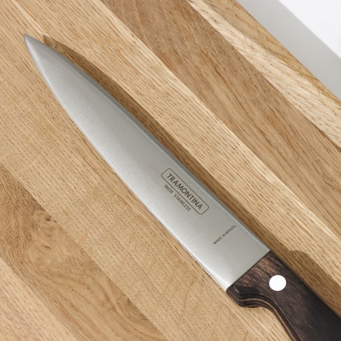 Нож кухонный для мяса Tramontina Polywood, лезвие 15 см - фото 1909255173