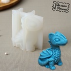 Молд для заливки «Дракоша Лилу», силикон, 4.2×6.5 см, высота 7.5 см, прозрачный - Фото 1