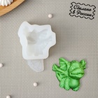 Молд для заливки «Конфетка дракоша», силикон, 3.8×3.8 см, толщина 2.2 см, прозрачный - Фото 1