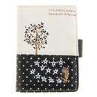 Визитница "Совушка", 24 холдера, двойная кнопка, бело-черный - Фото 2