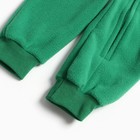 Комбинезон детский флисовый, цвет зелёный, рост 92-98 см - Фото 5