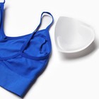 Комплект женский (топ,стринги), цвет синий, размер 42-46 - Фото 8