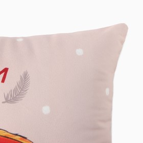 Подушка "Этель" Warm winter 40х40 см, 100% п/э, велюр