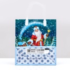 Пакет подарочный новогодний «Сияние ночи», мягкий пластик, 22×25 см - Фото 3