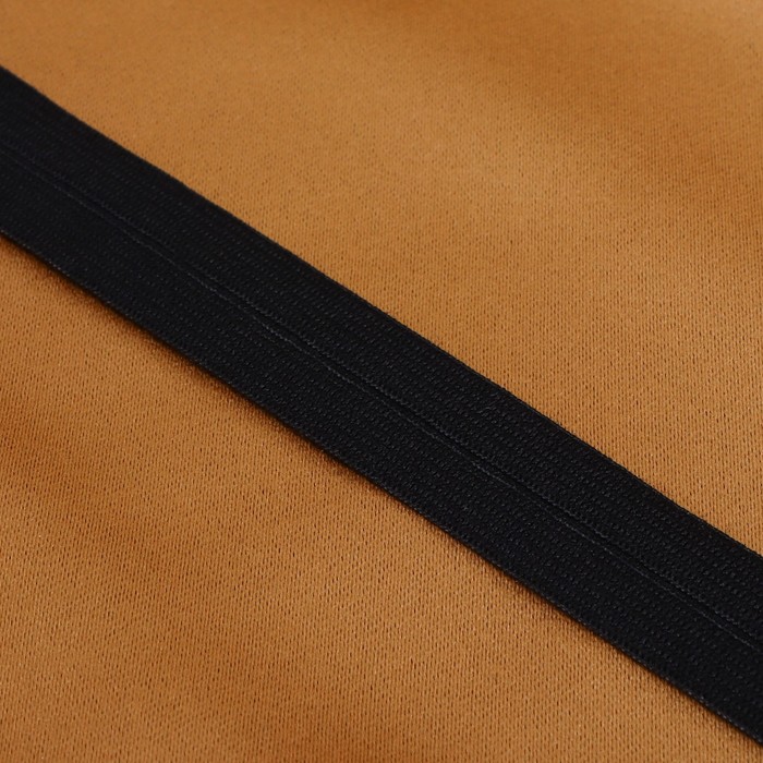 Резинка окантовочная, 15 мм, 20 м, цвет чёрный