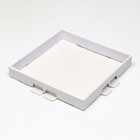 Кондитерская упаковка, «Золотой бант», 24 х 24 х 12 см, 1,5 кг (комплект 5 шт) - фото 22512869