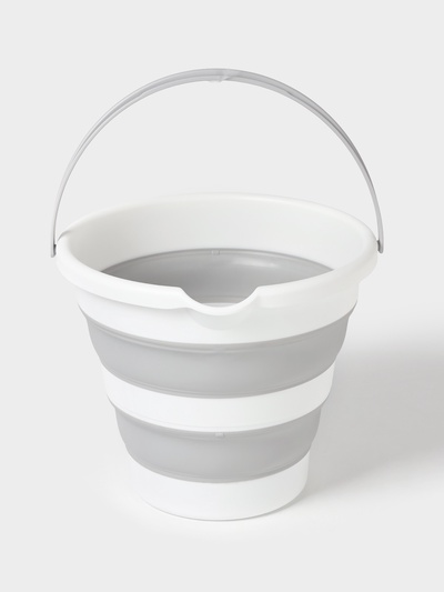 Ведро складное «Флекс», 10 л, 32×34×26 см, смоки