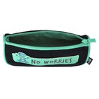 Пенал мягкий, 1 отделение, 85 х 220 х 55 мм, объёмный, Феникс "Инопланетянин" чёрный/зелёный 62082 - фото 24253039