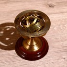 Сувенир «Армиллярная сфера», 13 см, латунь, дерево - Фото 2
