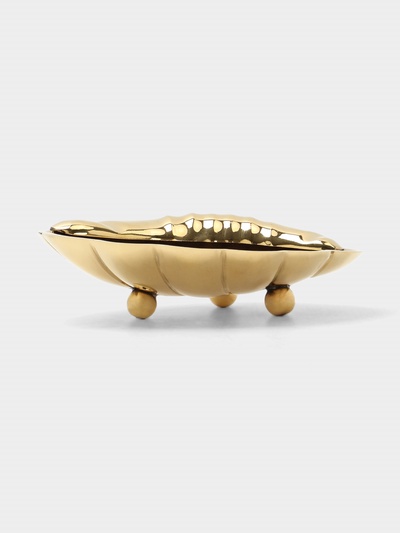 Блюдо «Ракушка», 13×9×3.5 см, латунь