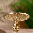 Подсвечник "Кэндл" латунь 9 см 9351741 - фото 16311007