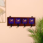 Вешалка «Караван», верблюды, 22×4×12 см, 4 крючка, дерево, МИКС - Фото 3