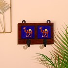 Вешалка настенная «Верблюды», 12×4×10 см, 2 крючка, дерево, МИКС - Фото 3