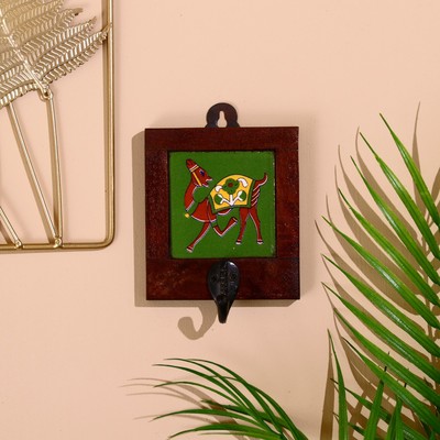 Крючок «Верблюд», 10.5×1.5×11.5 см, дерево, микс