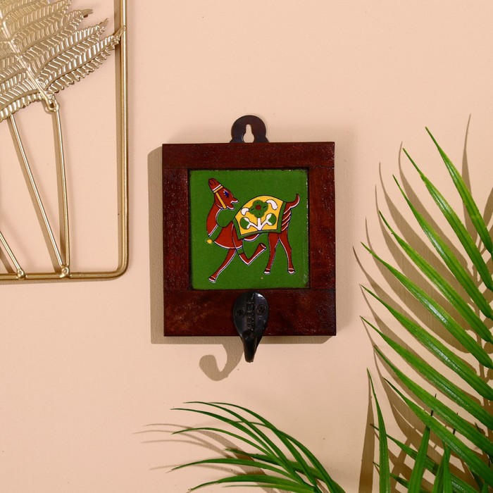 Крючок «Верблюд», 10.5×1.5×11.5 см, дерево, микс - Фото 1