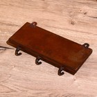 Вешалка «Узоры», 3 крючка, дерево - Фото 8