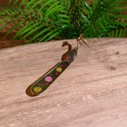 Подставка под благовония "Павлин" латунь, 23 см МИКС - фото 22429082