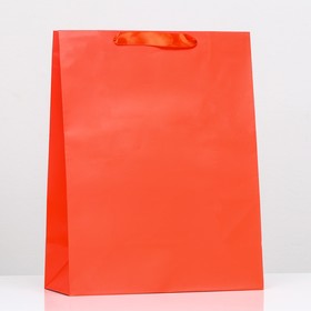 Пакет ламинированный «Красный», 31 х 40 х 14 см