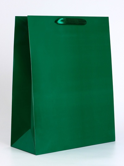 Пакет подарочный ламинированный «Изумрудный», 31×40×14 см
