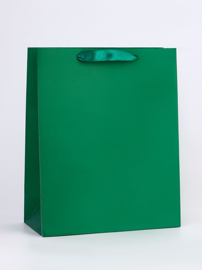 Пакет подарочный ламинированный «Изумрудный», 26×32×12 см