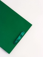 Пакет подарочный ламинированный «Изумрудный», 26×32×12 см - Фото 2