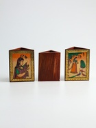 Подставка под карандаши «Индия», 9×9×11.5 см, дерево шишам, МИКС - Фото 12