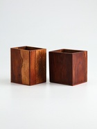 Подставка под карандаши «Индия», 9×9×11.5 см, дерево шишам, МИКС - Фото 18