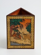 Подставка под карандаши «Индия», 9×9×11.5 см, дерево шишам, МИКС - Фото 3