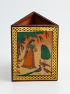 Подставка под карандаши «Индия», 9×9×11.5 см, дерево шишам, МИКС - Фото 2