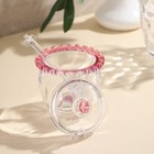 Баночка для мёда и варенья «Розе», 240 мл, 9.5×12 см, c ложкой, стекло - Фото 2