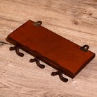 Вешалка "Цветы" дерево, 17*4*12см, 3 крючка микс - Фото 5