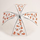 Зонт детский «Корги» полуавтомат, прозрачный, d=90см - Фото 9