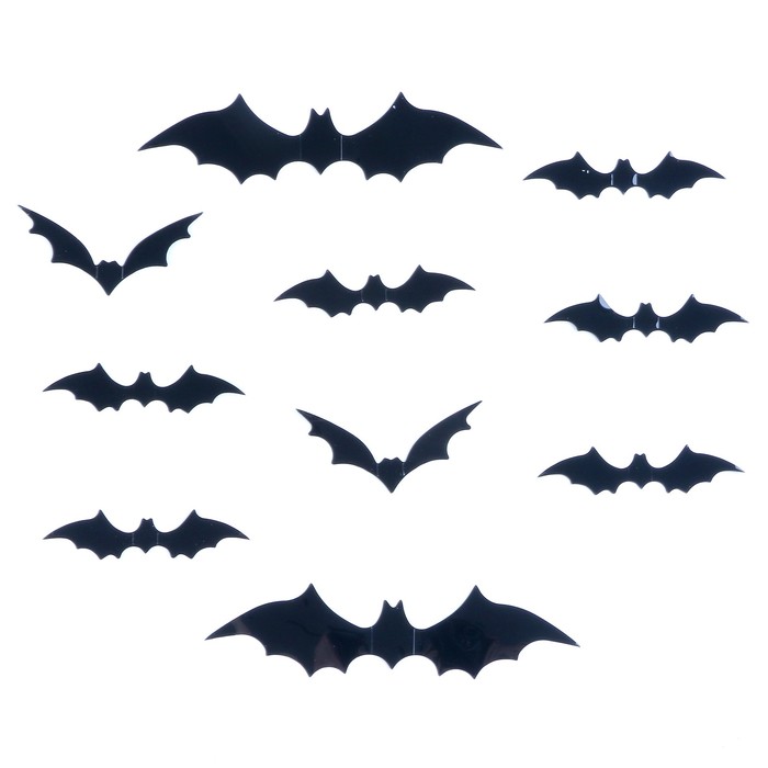 Набор для украшения «Хэллоуин», чёрный - Фото 1