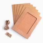 Гирлянда для фотографий с прищепками «Крафт», 6 шт. - Фото 6