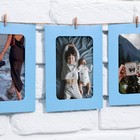 Гирлянда для фотографий с прищепками «Голубая», 6 шт. - Фото 5