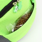 Рюкзак-переноска для кошек и собак, максимальный вес 10 кг, 30 х 16 х 34 см, зелёный - Фото 9