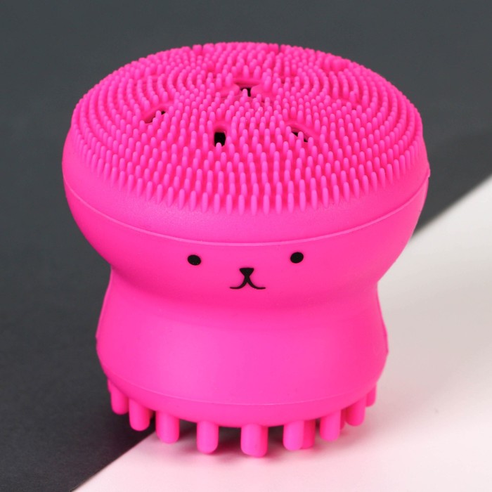 Массажер-щёточка для умывания «Чудеса для тебя», 5,5 х 5,5 см 37893