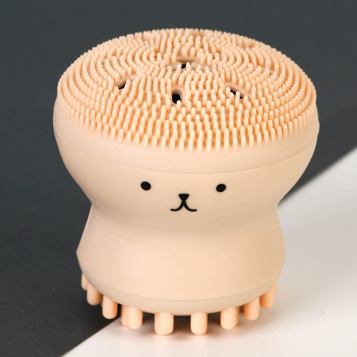 Массажер-щёточка для умывания «Девушка», 5,5 х 5,5 см 37894