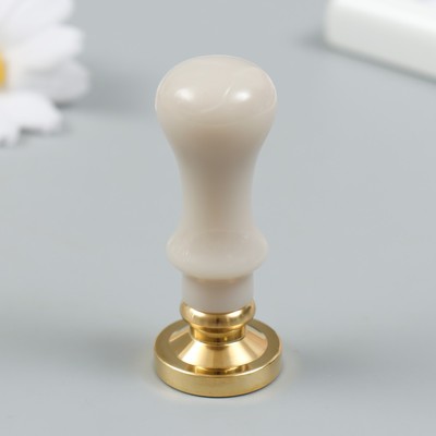 Печать для сургуча с пластиковой ручкой «Рыбка в море», 2.5×2.5 см