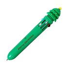 Ручка шариковая автоматическая 10-ти цветная, стержень 0,7мм, Новый год МИКС - Фото 2