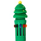 Ручка шариковая автоматическая 10-ти цветная, стержень 0,7мм, Новый год МИКС - Фото 6